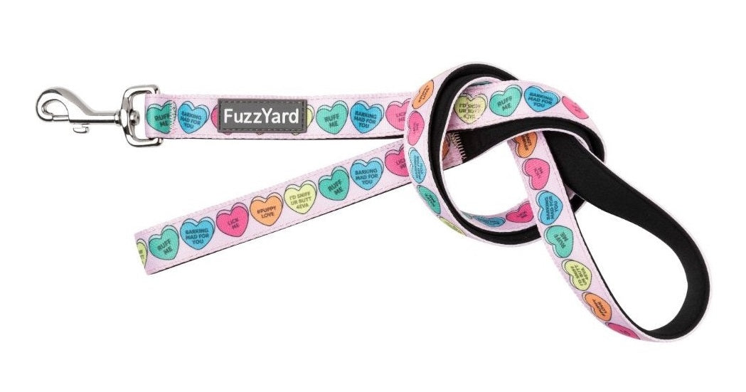 FUZZYARD GUINZAGLIO NEOPRENE "CANDY HEARTS" TG. S