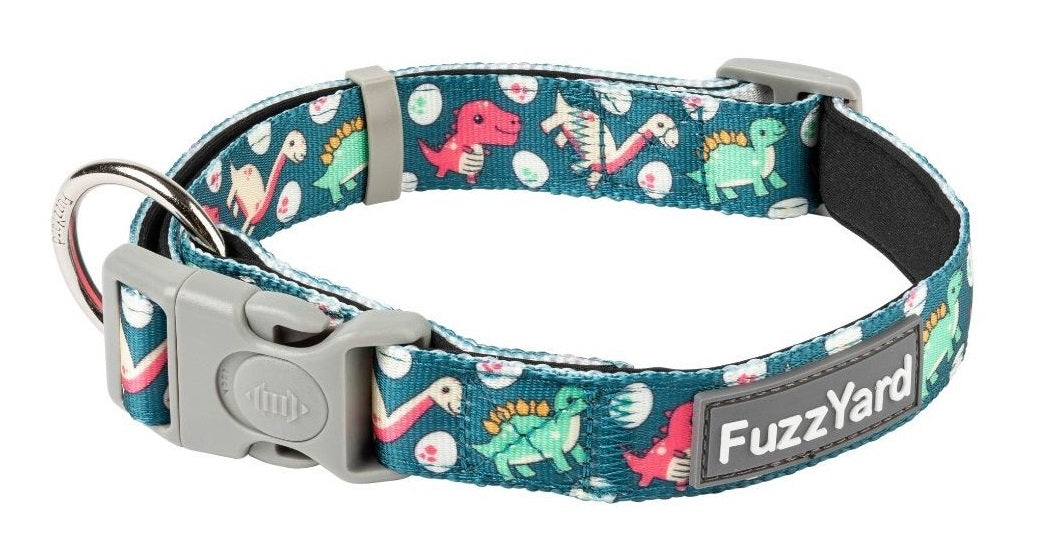 FUZZYARD COLLARE NEOPRENE "DINOSAUR LAND" TG. M