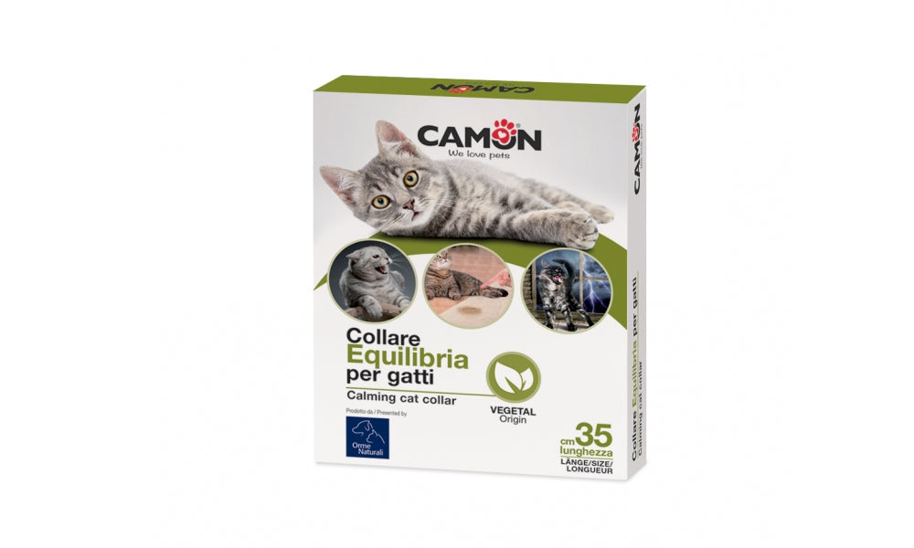 CAMON EQUILIBRIA COLLARE CALMANTE PER GATTI 35 CM.