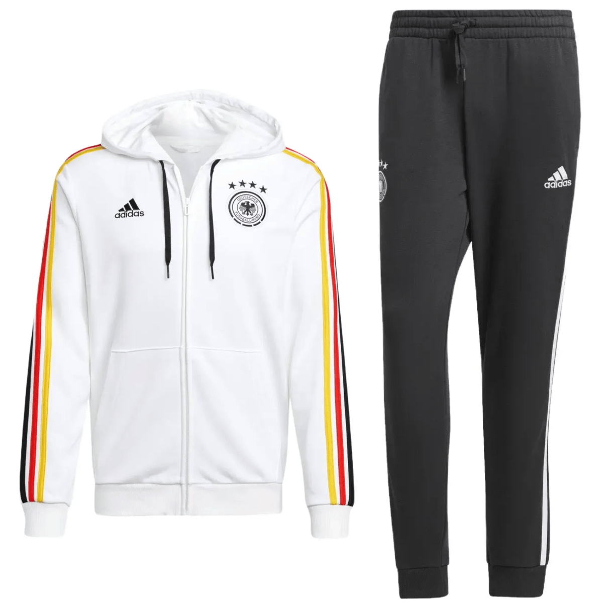Germany Casual 3S hooded presentation tracksuit 2024/25 - Adidas-0