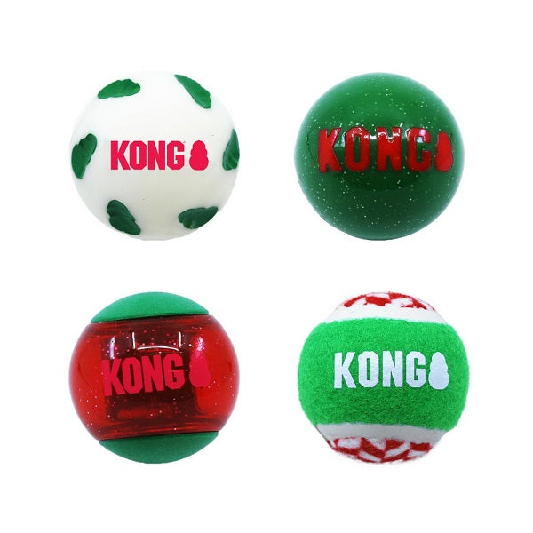 KONG HOLIDAY OCCASIONS BALLS 4 PZ.