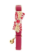 FERRIBIELLA COLLARE GATTO SWEET FLOWER 10 MM. ROSSO