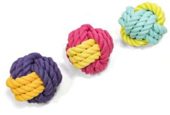 GLORIA PULL & TUG - PALLA 2 NODI COTONE Ø 6 CM.