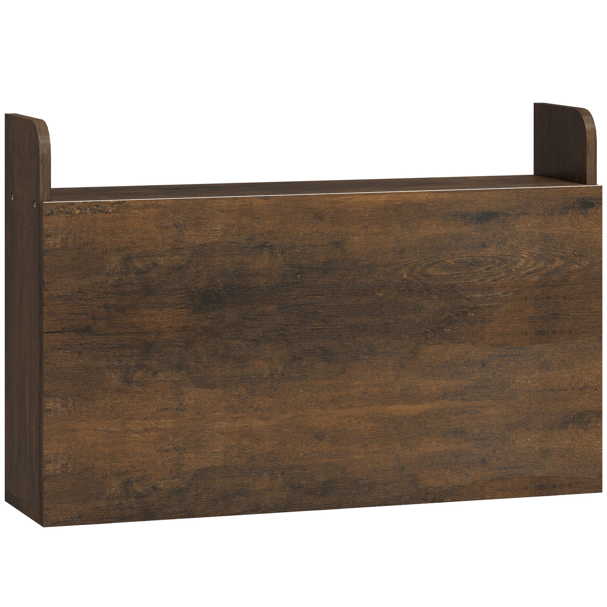 Bureau suspendu table murale table d'ordinateur murale et tablette rabattable avec rangements - 77 x 20 x 51 cm-0