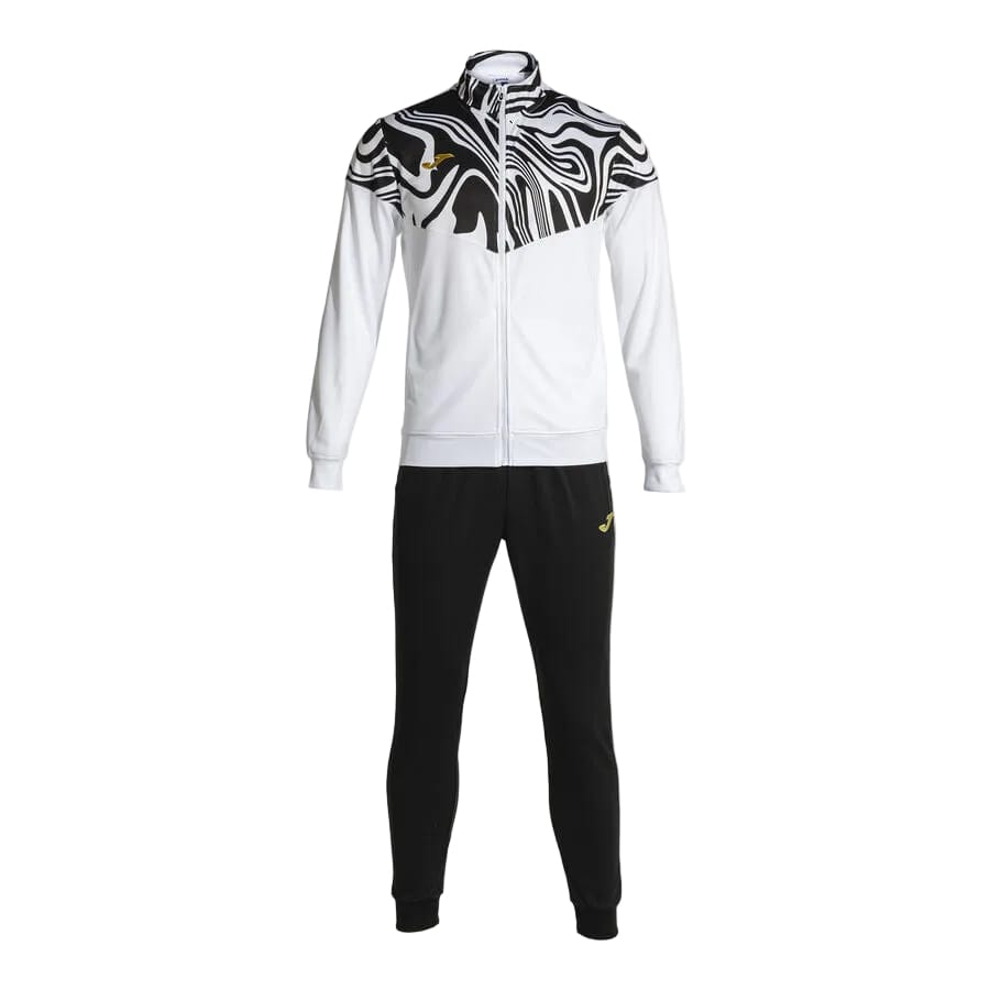Lion II Elite training Tracksuit European Style Slim-Fit - White/Black - Joma-2