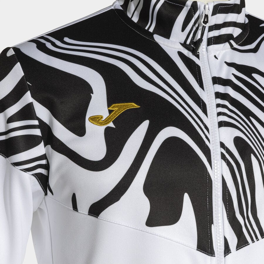 Lion II Elite training Tracksuit European Style Slim-Fit - White/Black - Joma-4
