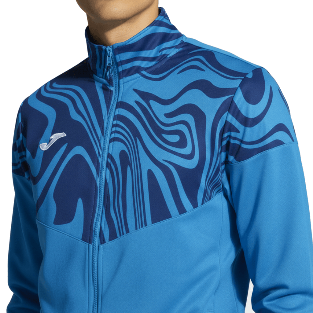 Lion II Elite training Tracksuit European Style Slim-Fit - blue/black - Joma-2