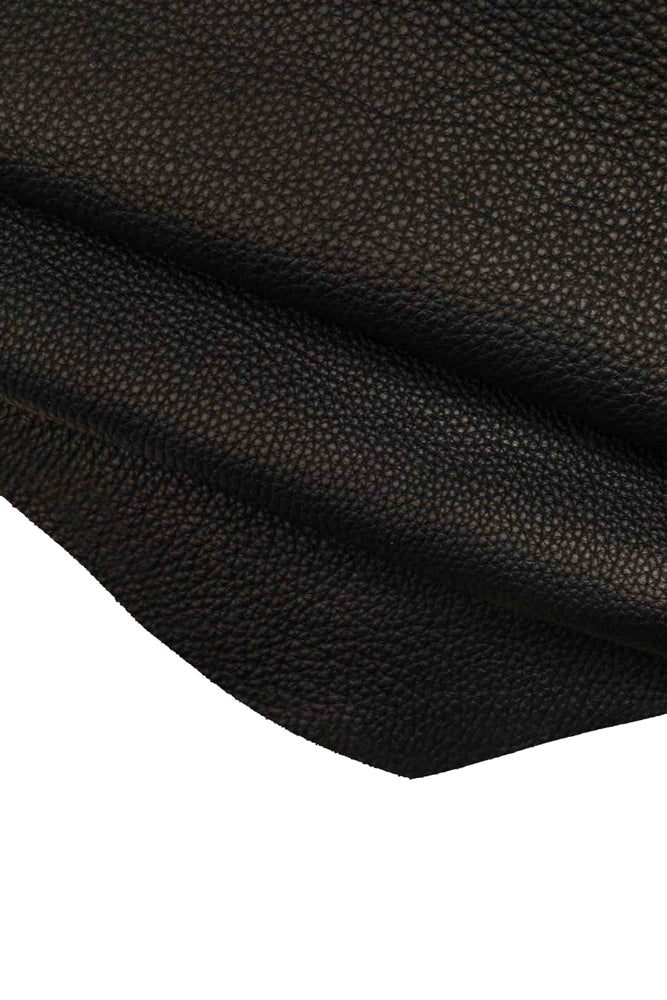 K0038AB | Segnalibro Cuore Made in Italy in Vera Pelle pieno fiore, grana dollaro - Colore Nero - Dimensioni: cm 6 x 5,5 x 0,5 - Confezione: Gift Box rigido fondo/coperchio-3