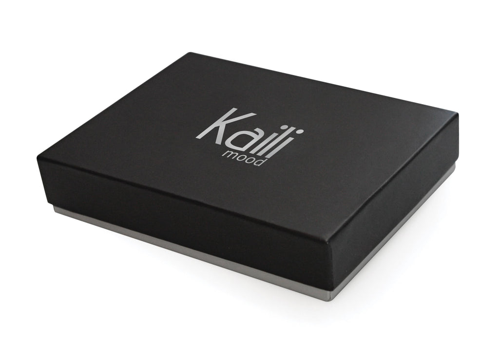 K0038LB | Segnalibro Cuore Made in Italy in Vera Pelle pieno fiore, grana dollaro - Colore Arancione - Dimensioni: cm 6 x 5,5 x 0,5 - Confezione: Gift Box rigido fondo/coperchio-4