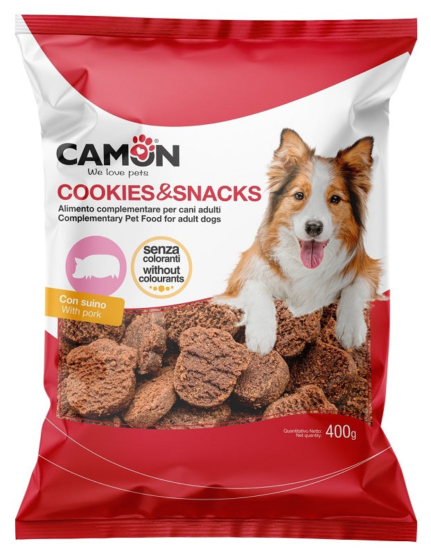 CAMON BISCOTTI PAWS GUSTO SUINO 400 GR.