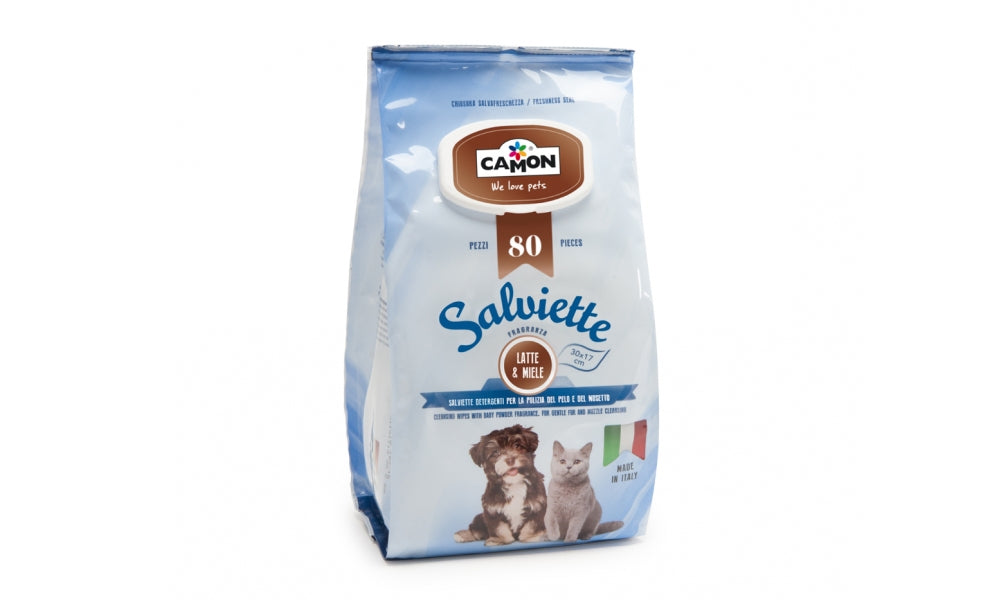CAMON SALVIETTE DETERGENTI LATTE & MIELE 100 PZ.