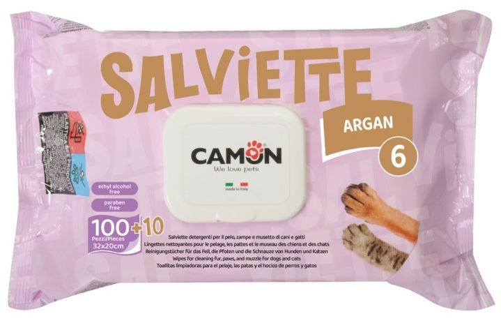 CAMON SALVIETTE DETERGENTI ARGAN 110 PZ.