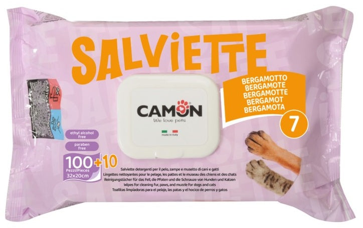 CAMON SALVIETTE DETERGENTI BERGAMOTTO 110 PZ.
