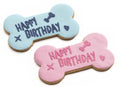 BISCOTTO GRANDE A FORMA DI OSSO "HAPPY BIRTHDAY"