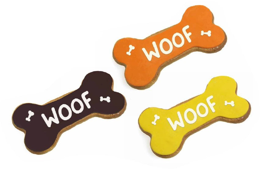 BISCOTTO GRANDE A FORMA DI OSSO "WOOF"