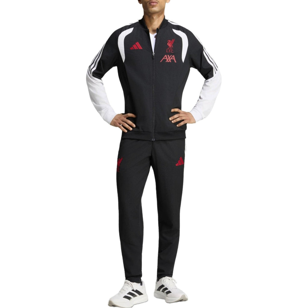Liverpool FC black presentation Soccer tracksuit 2026/27 - Adidas-1