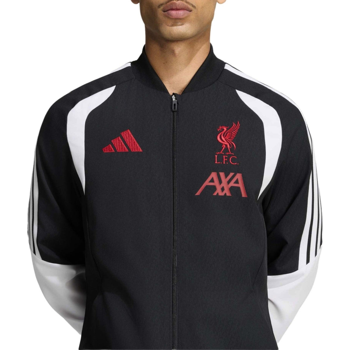 Liverpool FC black presentation Soccer tracksuit 2026/27 - Adidas-4