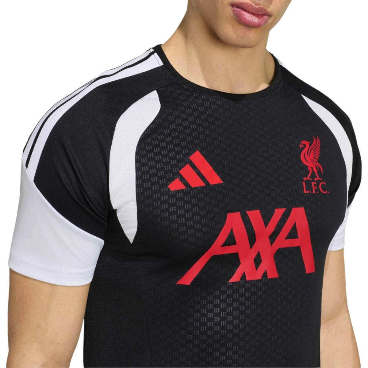 Liverpool FC black training short-sleeves Soccer set 2026/27 - Adidas-1