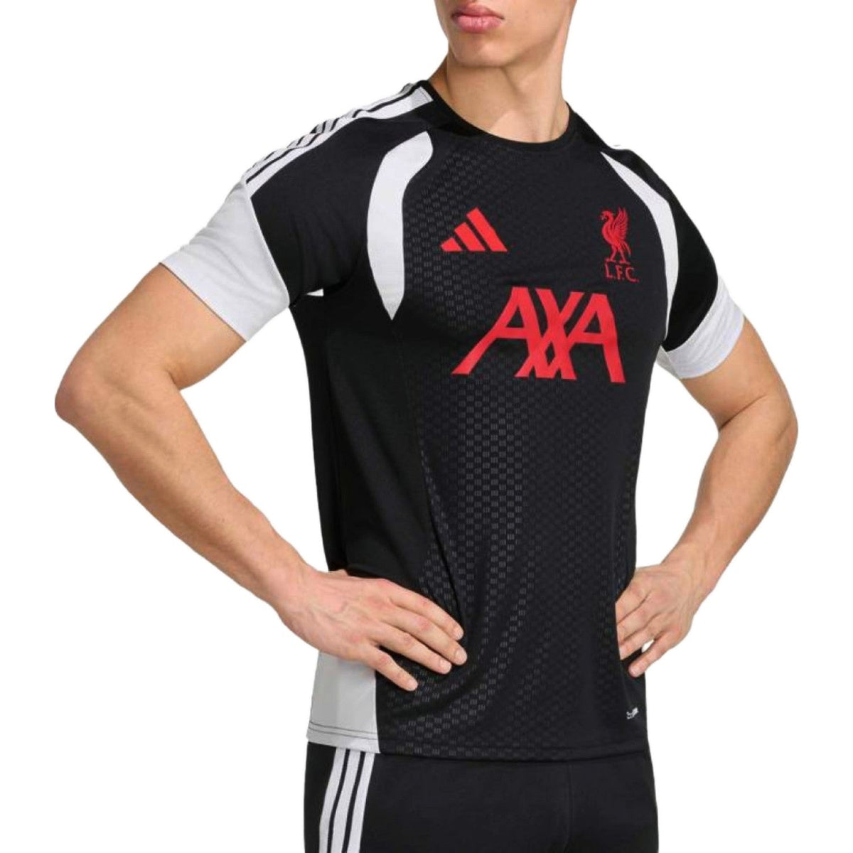 Liverpool FC black training short-sleeves Soccer set 2026/27 - Adidas-4