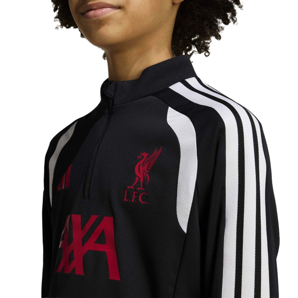 Kids - Liverpool FC black Training Technical Soccer Tracksuit 2026/27 - Adidas-3