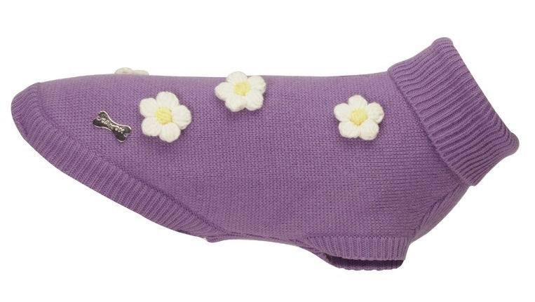 CAMON VIOLA MAGLIONCINO IN FILATO ACRILICO 40 CM.