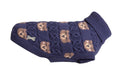 CAMON BRUNO BLU MAGLIONCINO IN FILATO ACRILICO 27 CM.