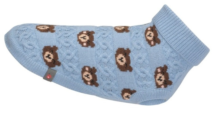 CAMON BRUNO LIGHT BLUE MAGLIONCINO IN FILATO ACRILICO 45 CM.