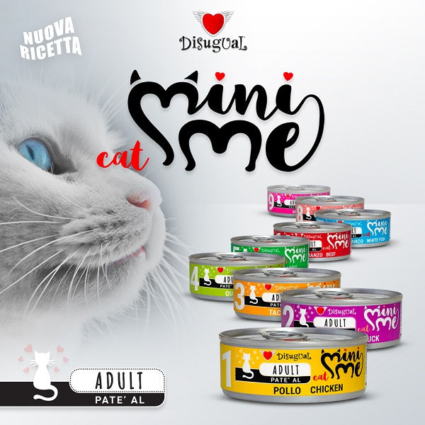 DISUGUAL MINI-ME 8 ADULT PATE' SALMONE 85 GR.