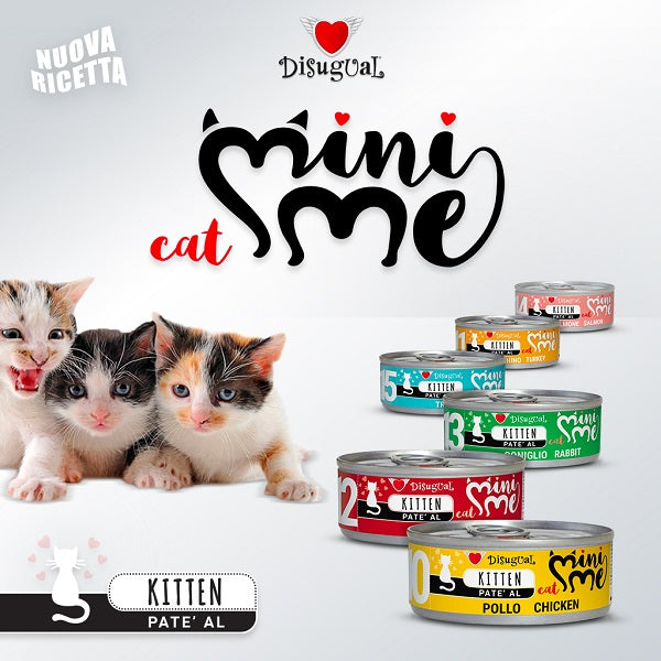 DISUGUAL MINI-ME 14 KITTEN PATE' SALMONE 85 GR.