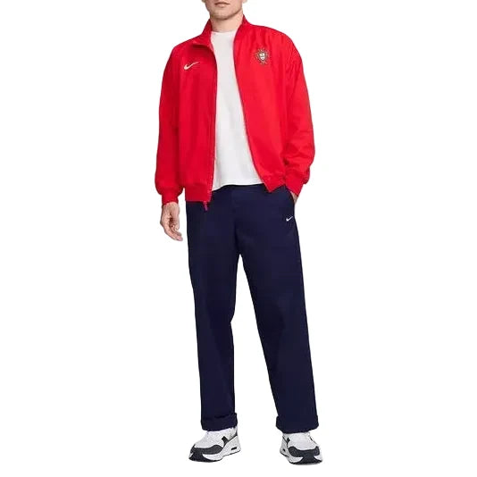 Portugal red pre-match presentation Soccer jacket 2024/25 - Nike-3