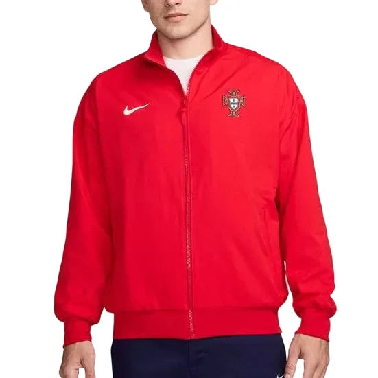 Portugal red pre-match presentation Soccer jacket 2024/25 - Nike-0