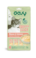 OASY CAT CREAMY SNACK MOUSSE DI SALMONE 4 x 15 GR.