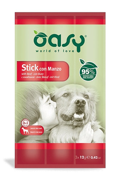 OASY DOG STICK CON MANZO 3 x 12 GR.