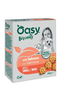 OASY SNACK DOG MONOPROTEIN BISCUITS - ADULT SMALL/MINI SALMONE CONF. 250 GR