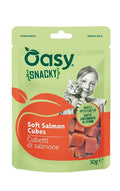 OASY SNACK CAT - SNACKY CUBETTI DI SALMONE BUSTA 30 GR