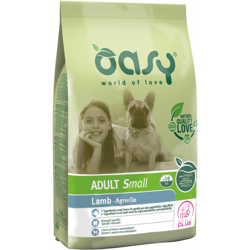OASY DOG ADULT SMALL AGNELLO 1 KG.