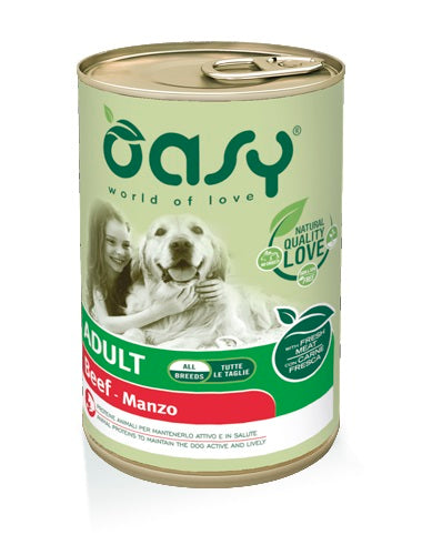OASY DOG ADULT PATE' MANZO 400 GR.