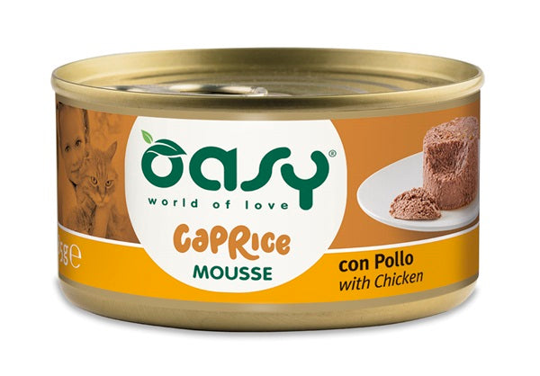 OASY CAT CAPRICE MOUSSE CON POLLO 85 GR.