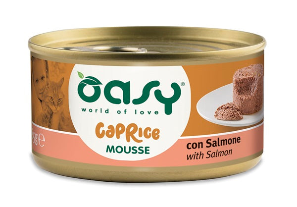 OASY CAT CAPRICE MOUSSE CON SALMONE 85 GR.