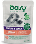 OASY CAT BOCCONCINI IN SALSA MATURE & SENIOR SALMONE 85 GR.