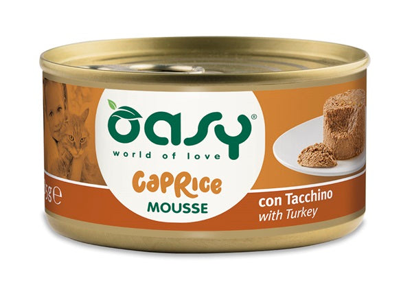 OASY CAT CAPRICE MOUSSE CON TACCHINO 85 GR.