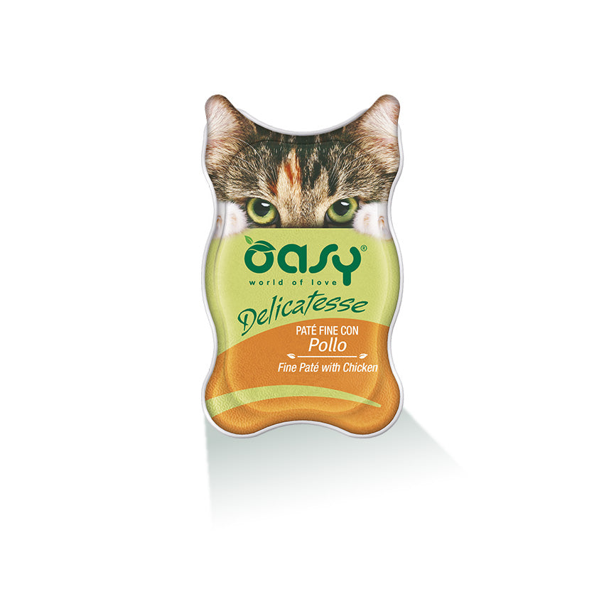 OASY CAT DELICATESSE PATE' CON POLLO 85 GR.