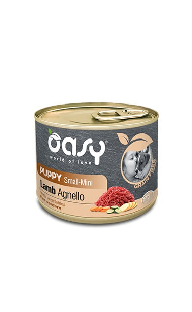 OASY DOG GRAIN FREE PUPPY SMALL/MINI AGNELLO 200 GR.