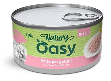 OASY CAT NATURY SOFT JELLY - POLLO PER GATTINI 85 GR.