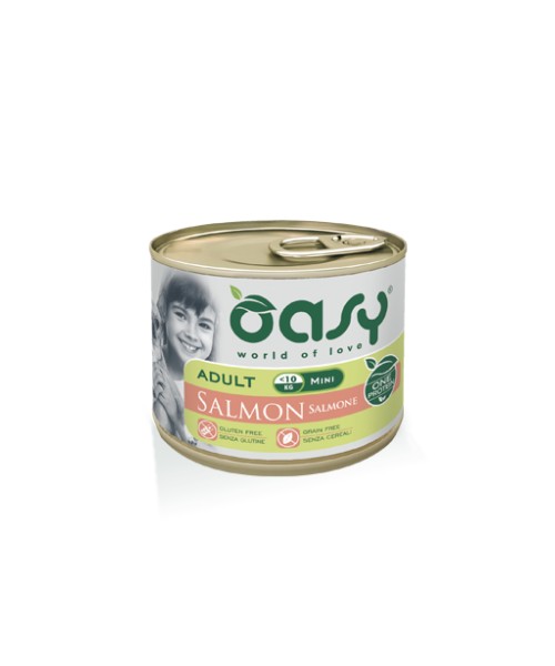 OASY DOG ADULT MINI PATE' SALMONE 200 GR.