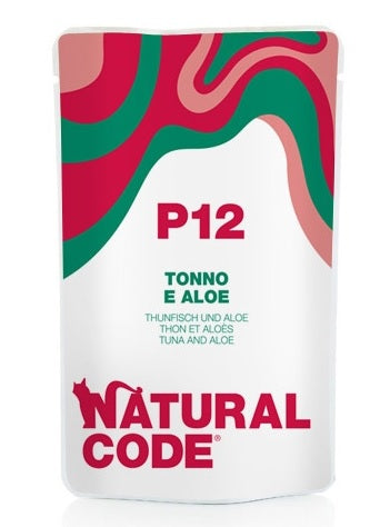 NATURAL CODE P12 TONNO & ALOE 70 GR.