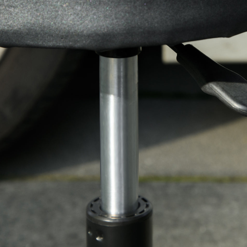 Tabouret de mécanicien siège pivotant hauteur réglable plateau de 100 kg pour le garage et la réparation automobile noir-7