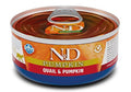 N&D CAT PUMPKIN QUAGLIA & ZUCCA 70 GR.