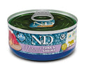 N&D CAT NATURAL TONNO & GAMBERETTI 70 GR.