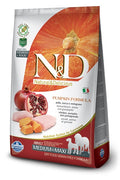 N&D DOG PUMPKIN ADULT MEDIUM/MAXI POLLO ZUCCA & MELOGRANO 12 KG.